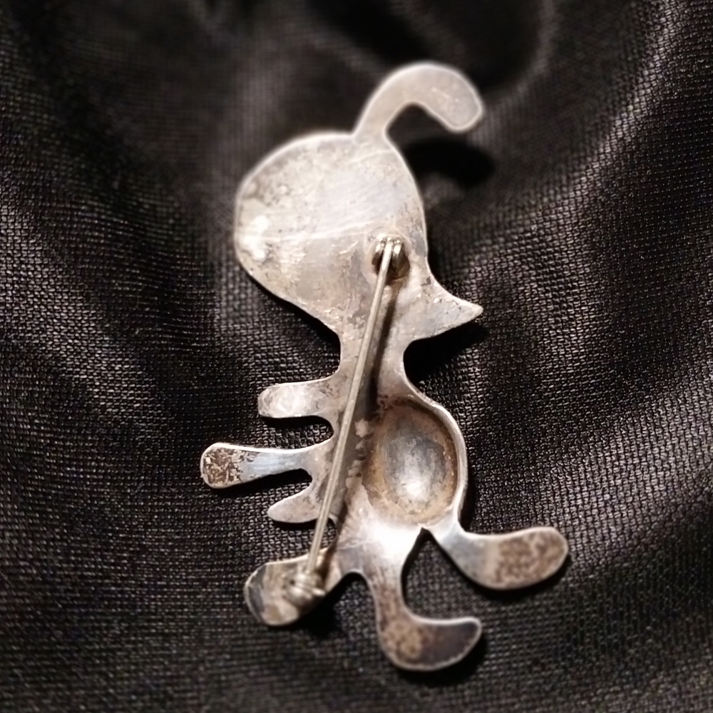 Sterling Silver Native Pin - Picture 5 of 7